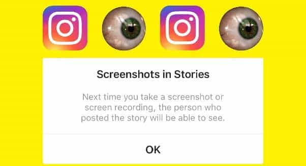 Saber si alguien hace una captura de pantalla de tu historia de Instagram