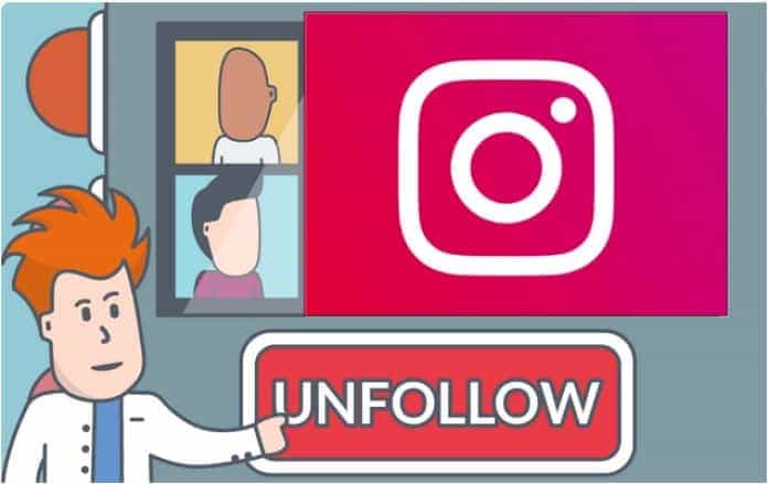 unfollow Instagram accounts