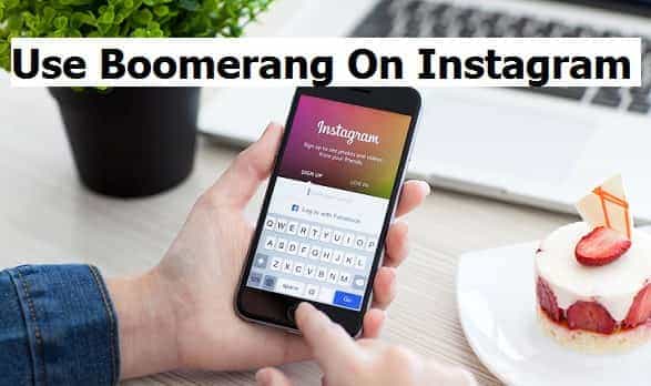 make Instagram boomerang
