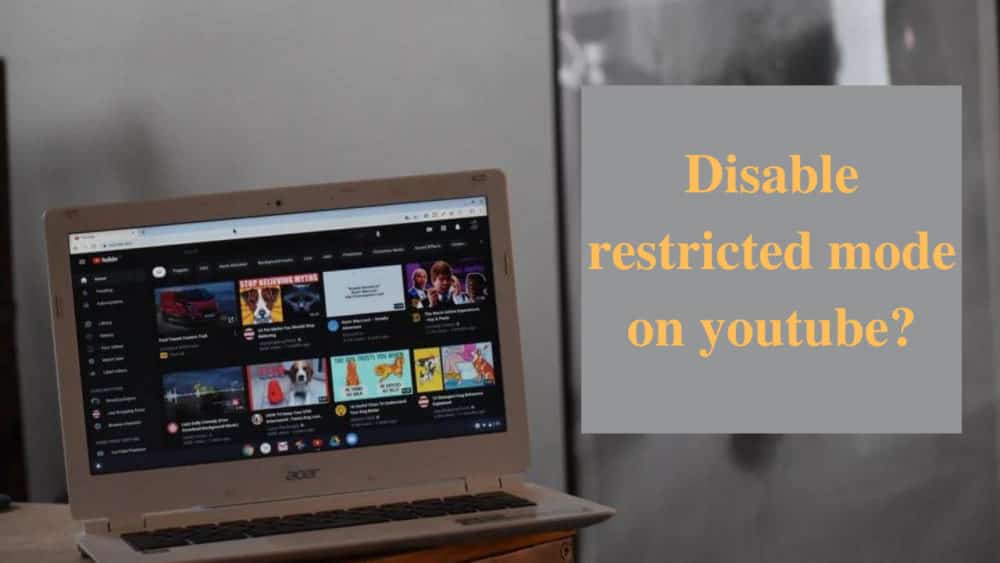 disable restricted mode on youtube 1 Cómo desactivar el modo restringido en YouTube